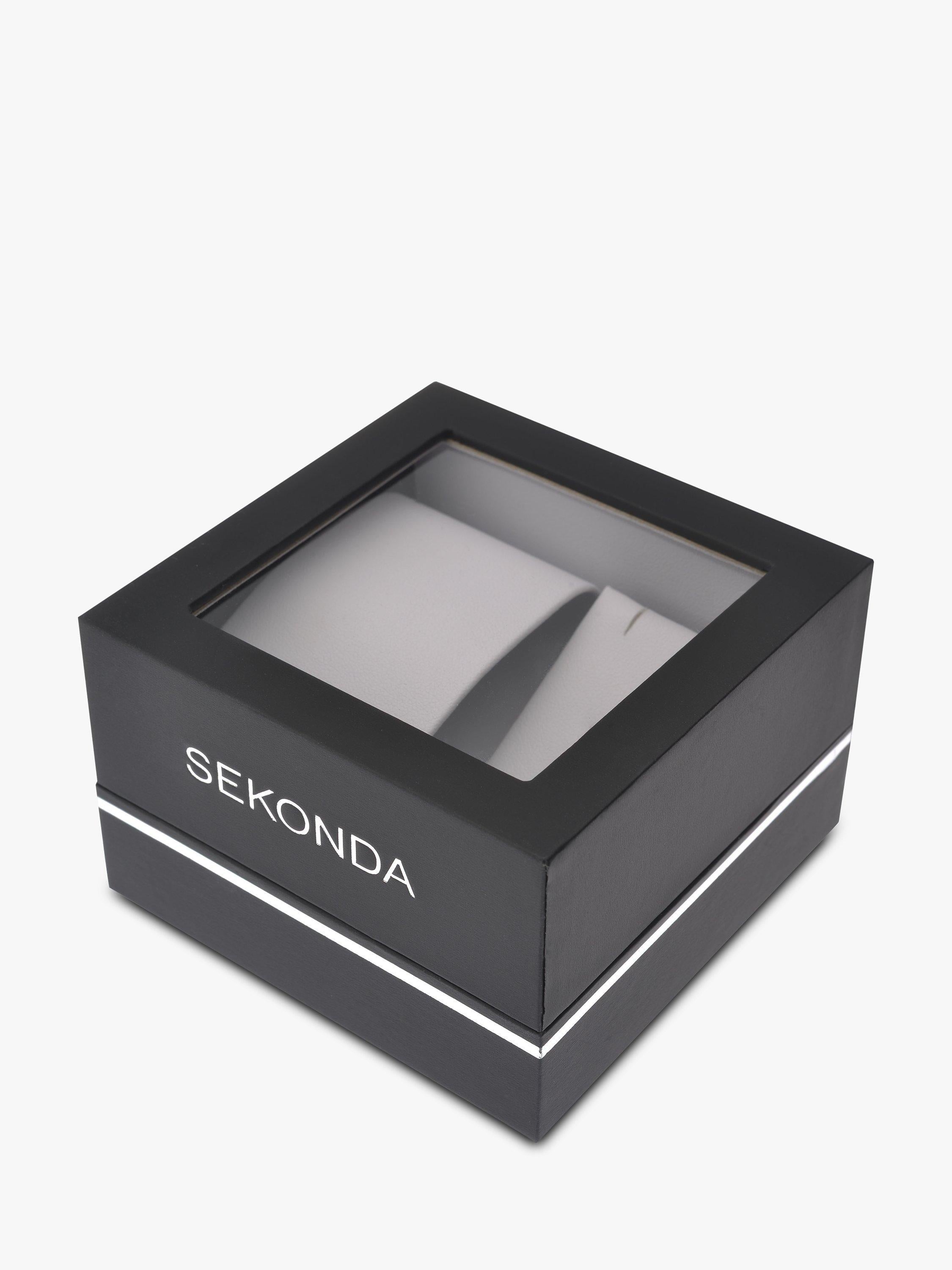 Sekonda watch gift set rose gold crystal (British brand)