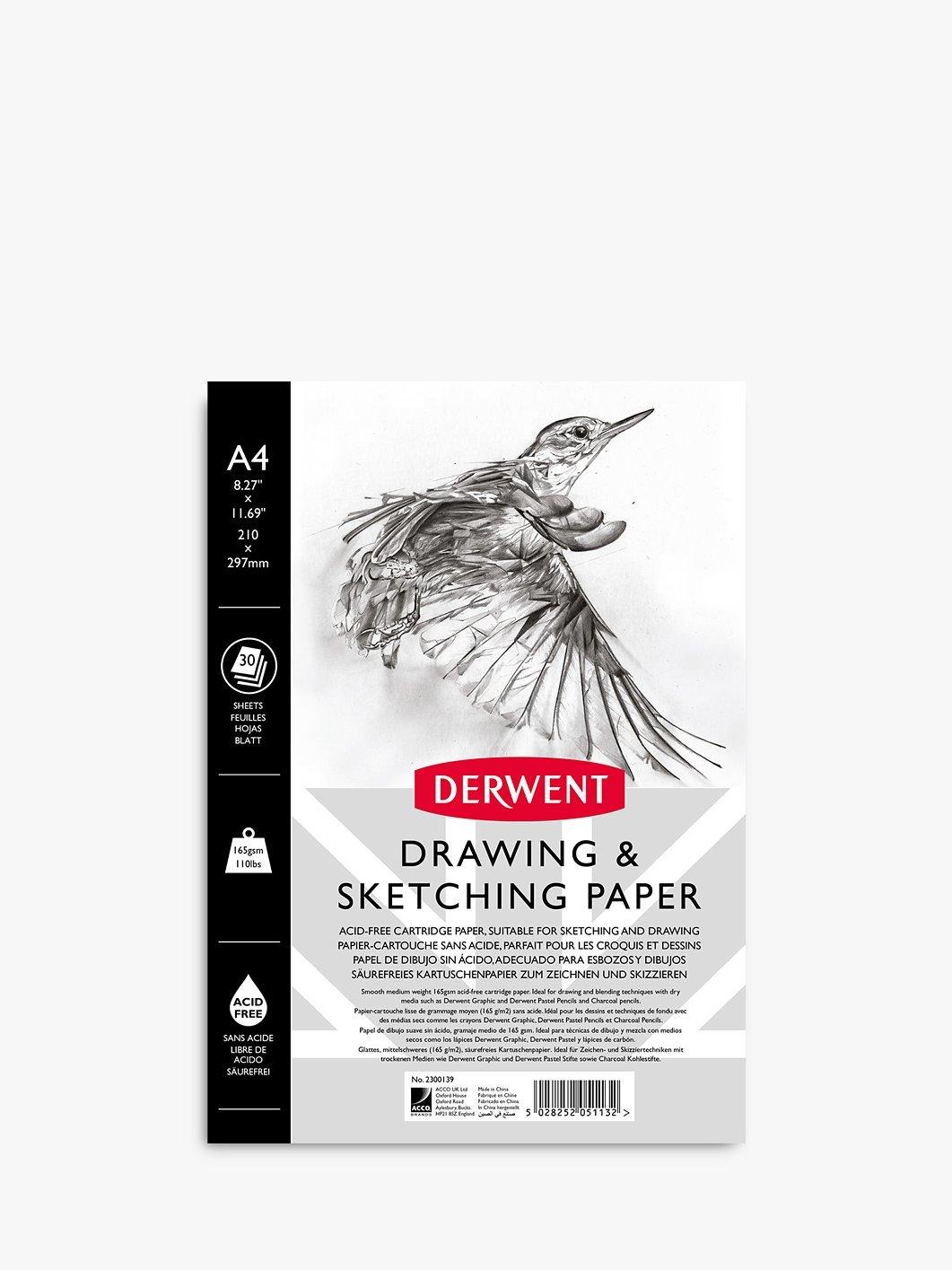 Derwent A4 sketch pad - British product
