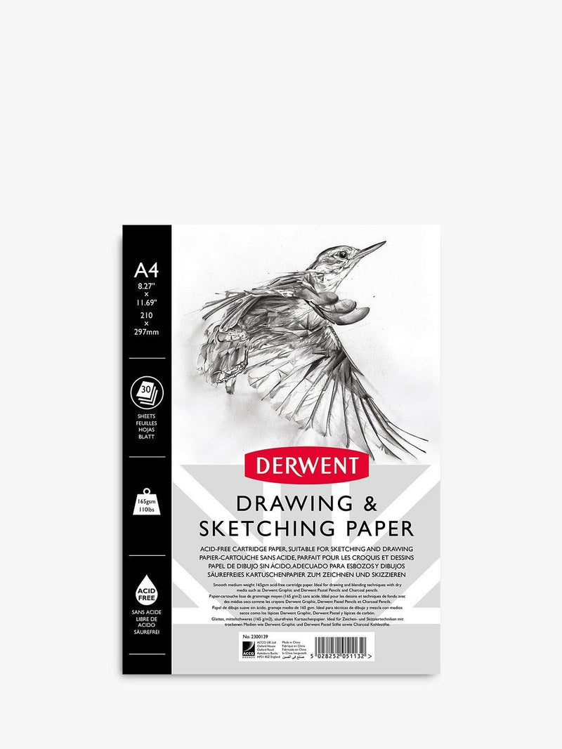 Derwent A4 sketch pad - British product