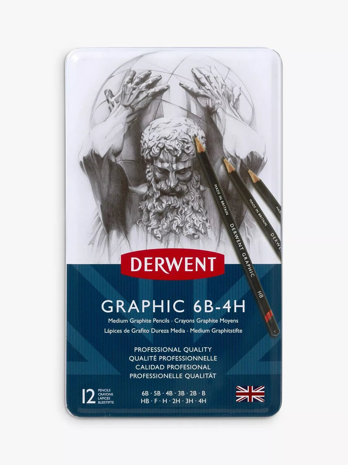 Derwent Graphic pencils set of 12, UK version