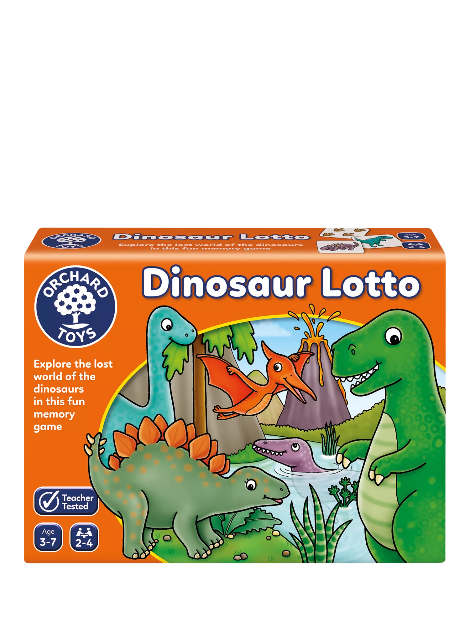 Orchard Toys Dinosaur Lotto matching memory game, UK version