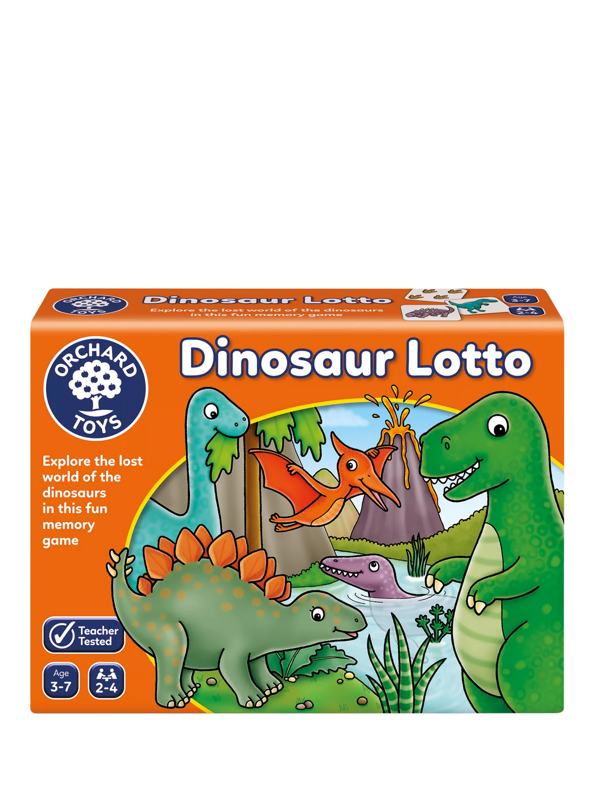 Orchard Toys Dinosaur Lotto matching memory game, UK version
