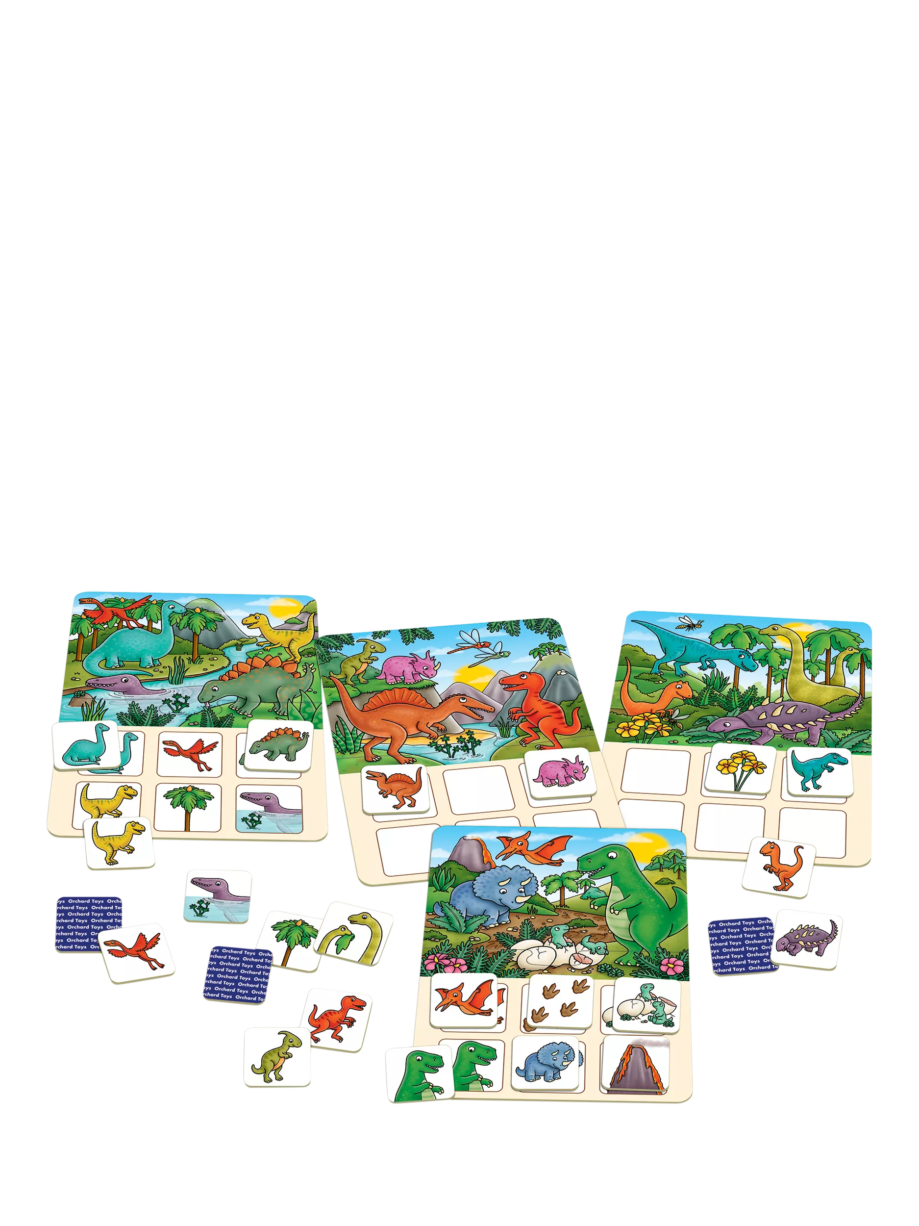 Orchard Toys Dinosaur Lotto matching memory game, UK version