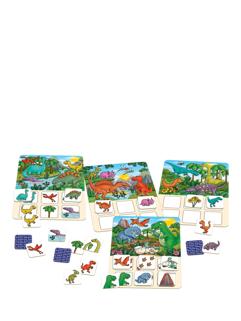 Orchard Toys Dinosaur Lotto matching memory game, UK version