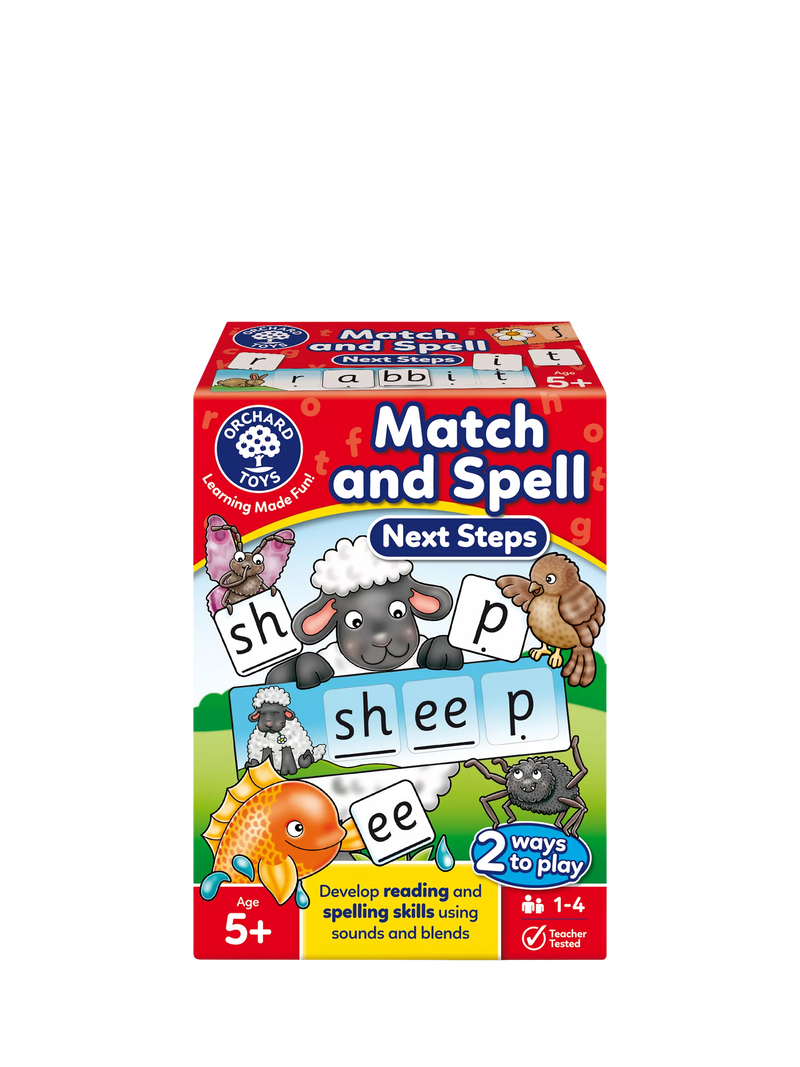 Orchard Toys Match and Spell Next Steps spelling game - British product