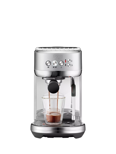 John Lewis Sage Bambino Plus Coffee Machine, Brushed Stainless Steel- Buy online at McGrocer