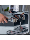 Sage Bambino Plus coffee machine brushed stainless steel, imported from the UK