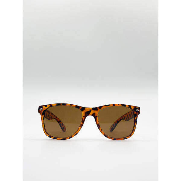 SVNX classic wayfarer sunglasses tortoiseshell one size - British product