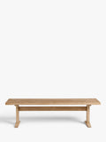 John Lewis Estate 3 seater bench in natural oak finish (British brand)