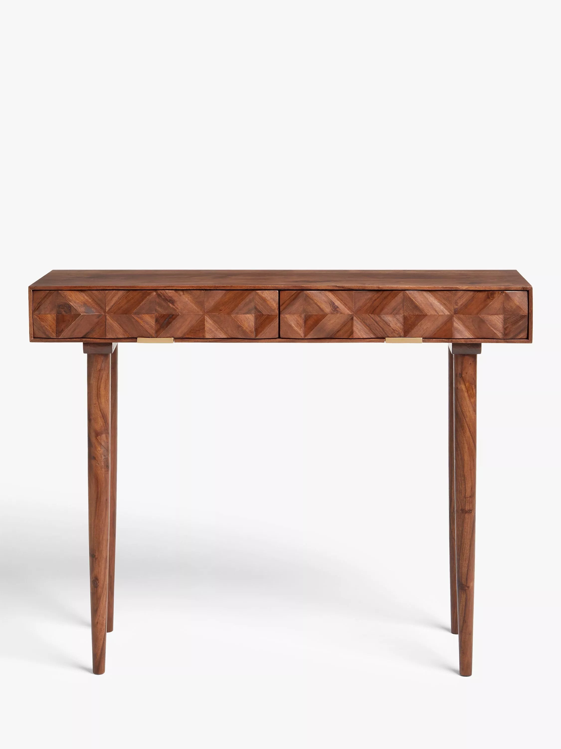 Swoon Franklin console table with two drawers, imported from the UK