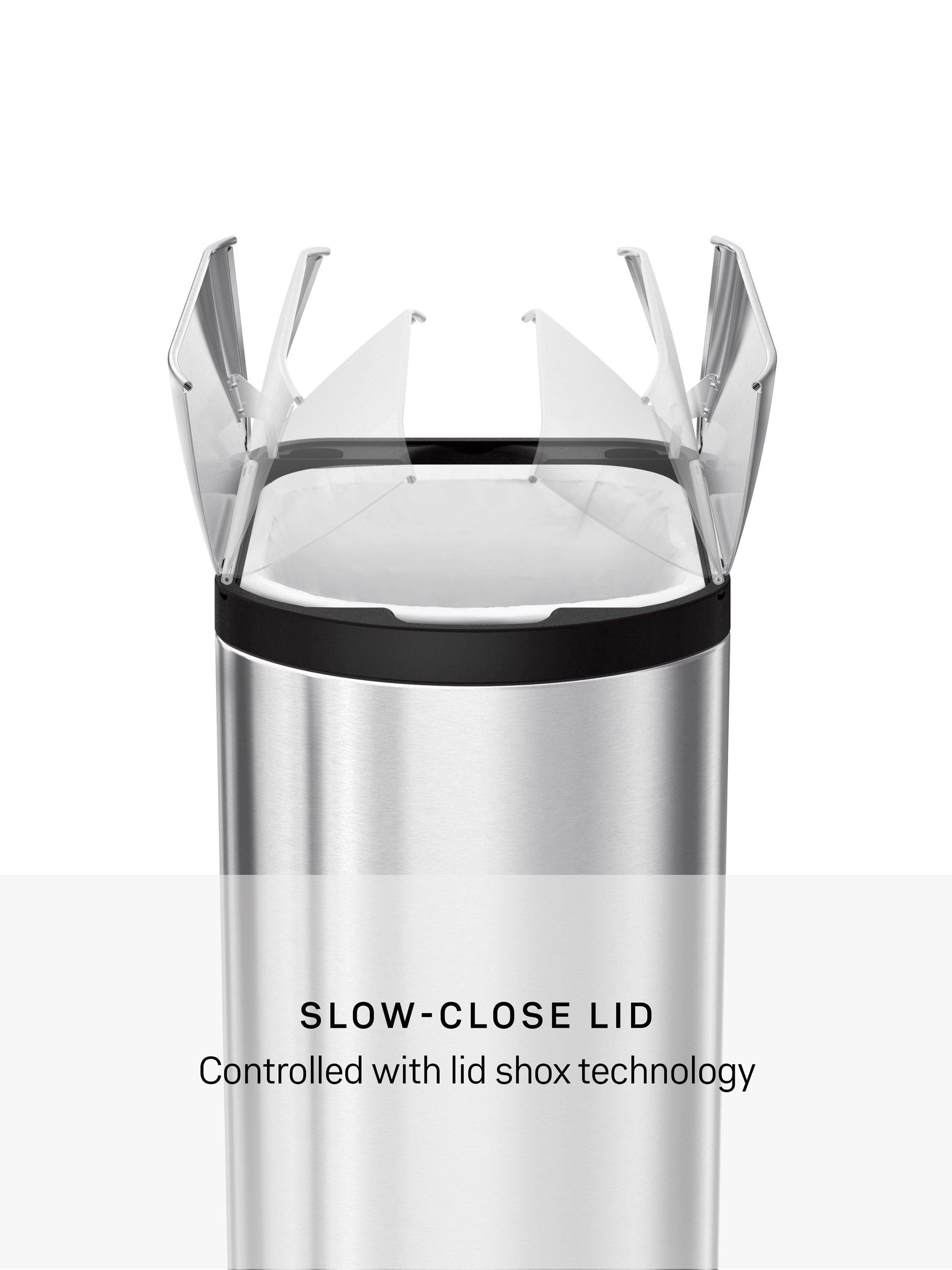simplehuman Butterfly Pedal Bin 18L (British brand)