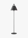 Nordlux Strap Floor Lamp metal shade leather handle, imported from the UK