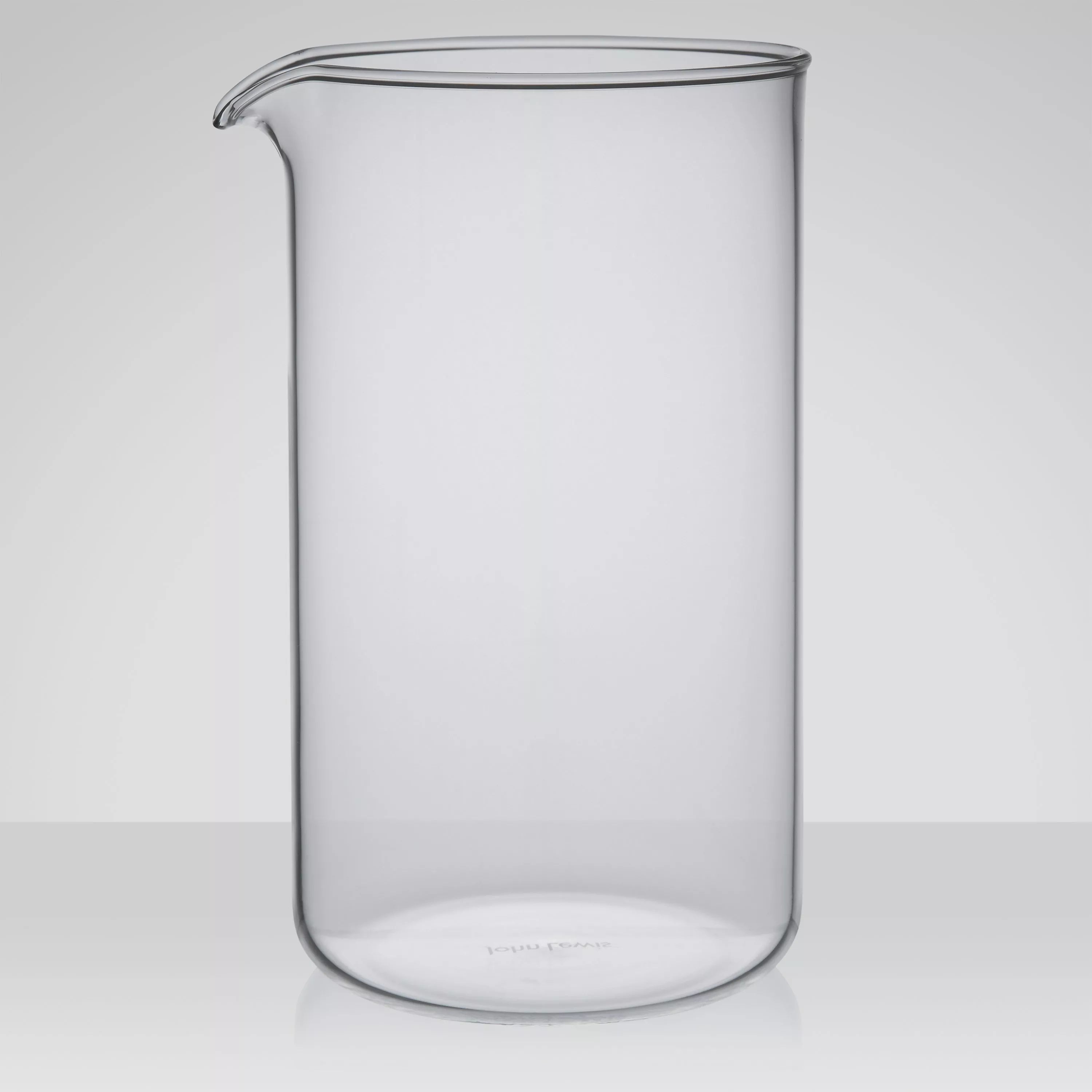John Lewis replacement beaker 1L clear borosilicate glass - British product
