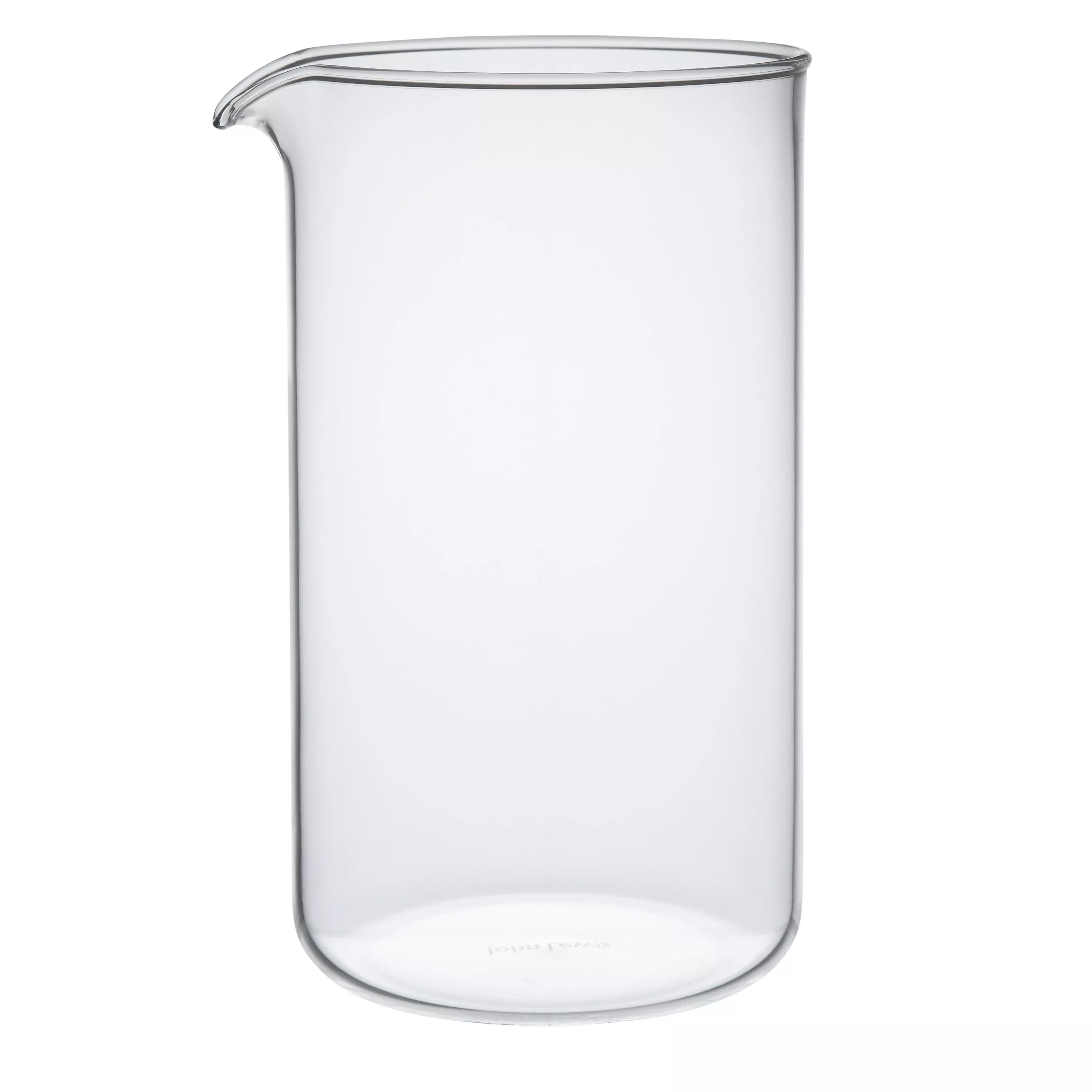 John Lewis replacement beaker 1L clear borosilicate glass - British product
