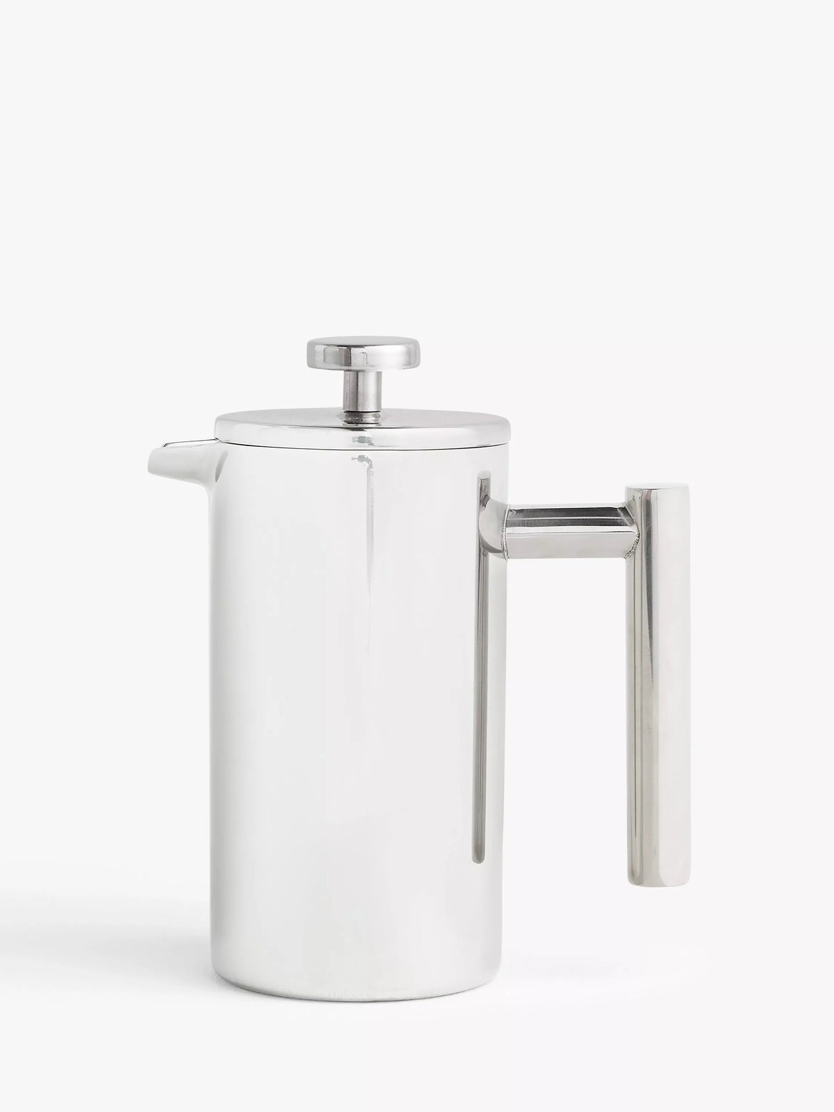John Lewis Double Wall Coffee Press, Stainless Steel, 6 Cup, 800ml
