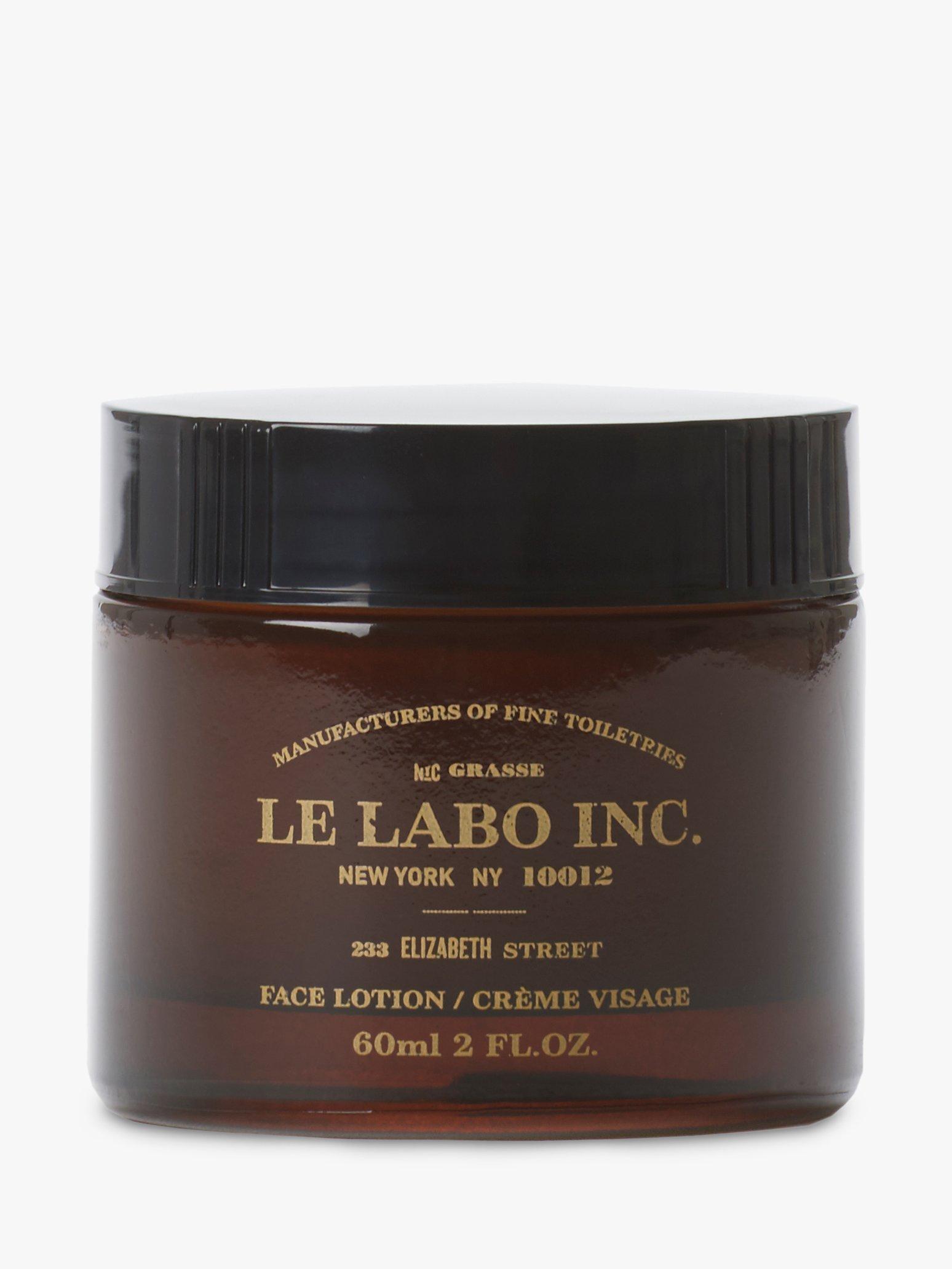 Le Labo plant-based face lotion with shea butter, 60ml jar, UK version