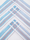 John Lewis check and stripe handkerchiefs pack of 3, imported from the UK