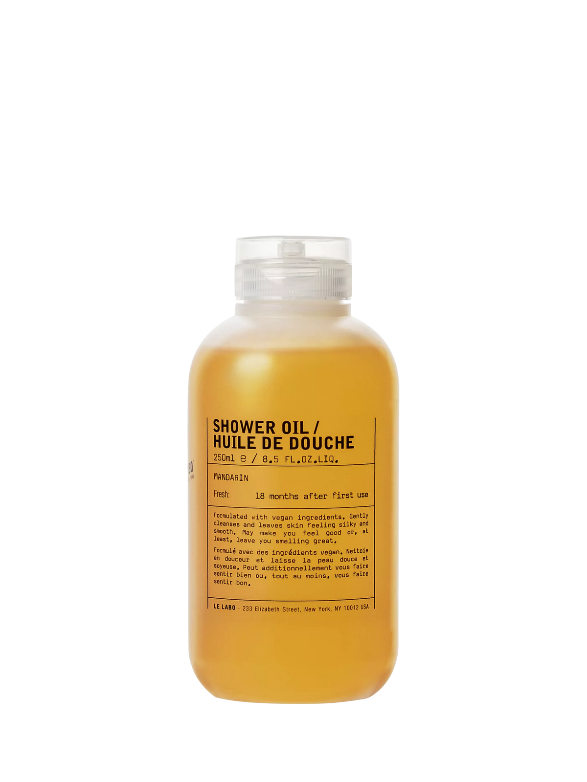 Le Labo shower oil mandarin scent 250ml, UK version