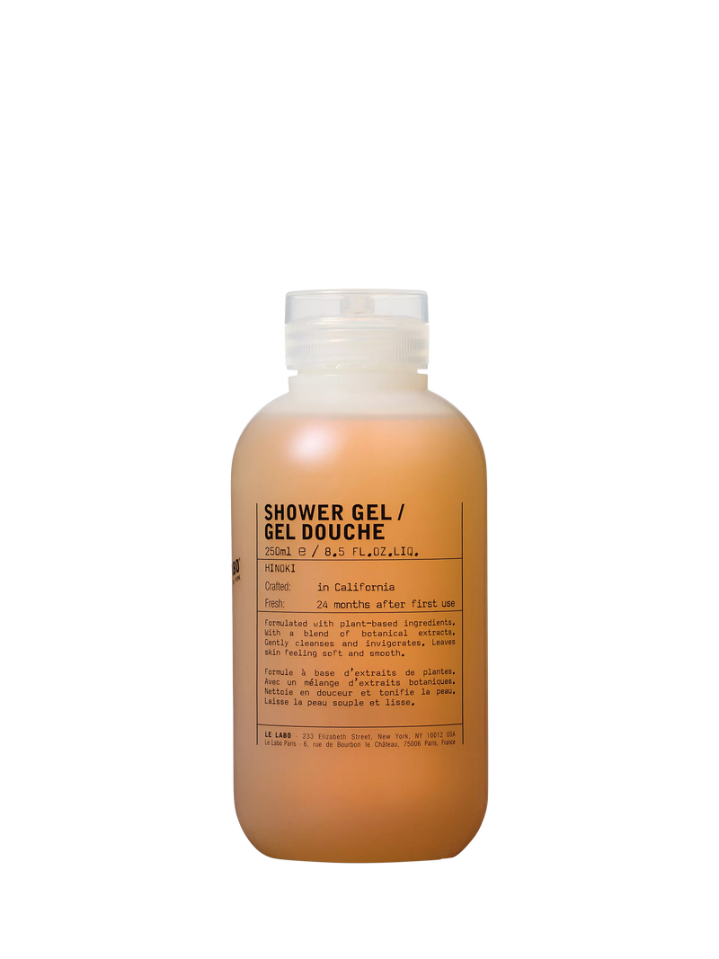Le Labo hinoki scented shower gel 250ml, UK version