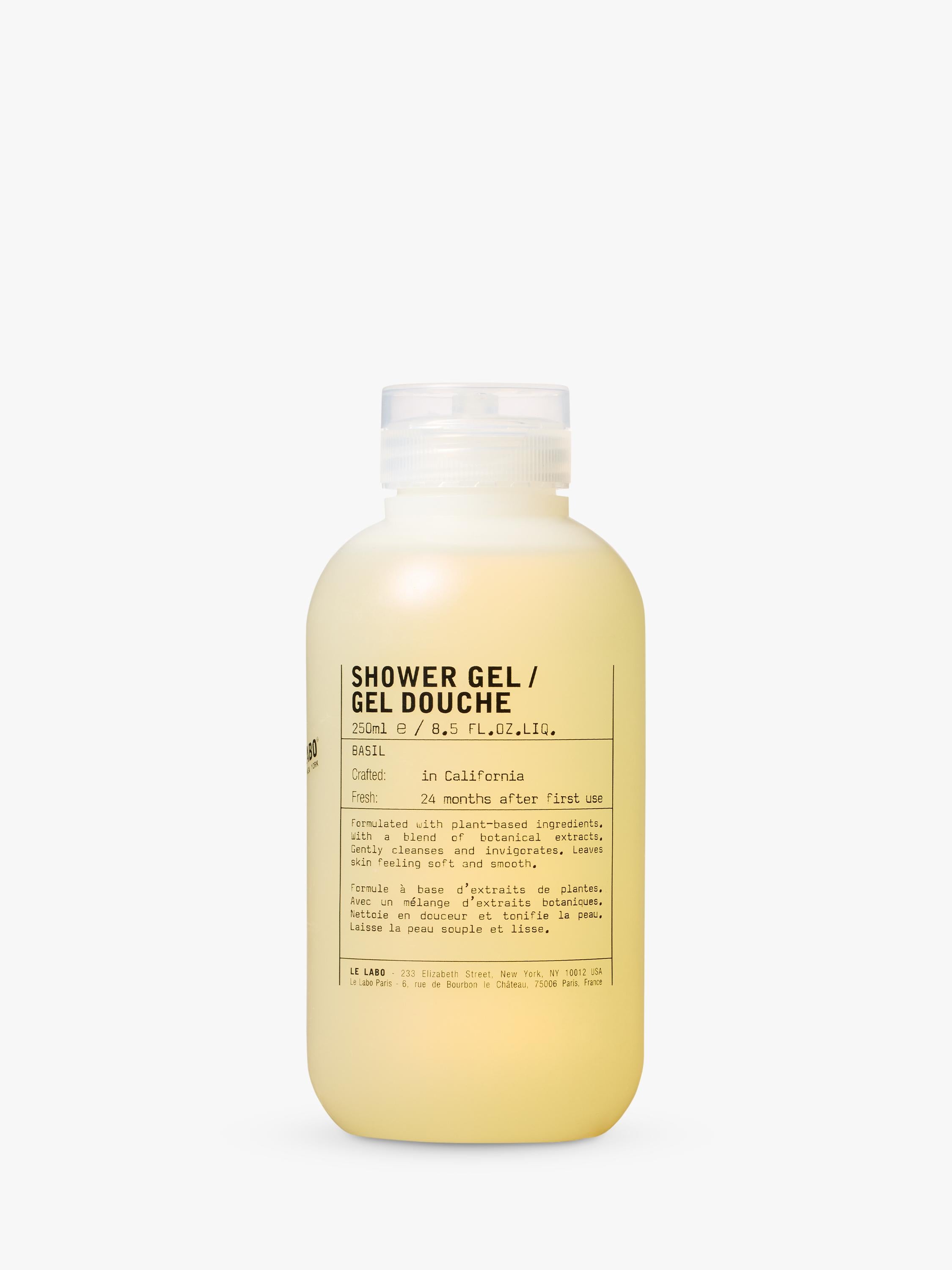 Le Labo basil and verbena shower gel 250ml, UK version