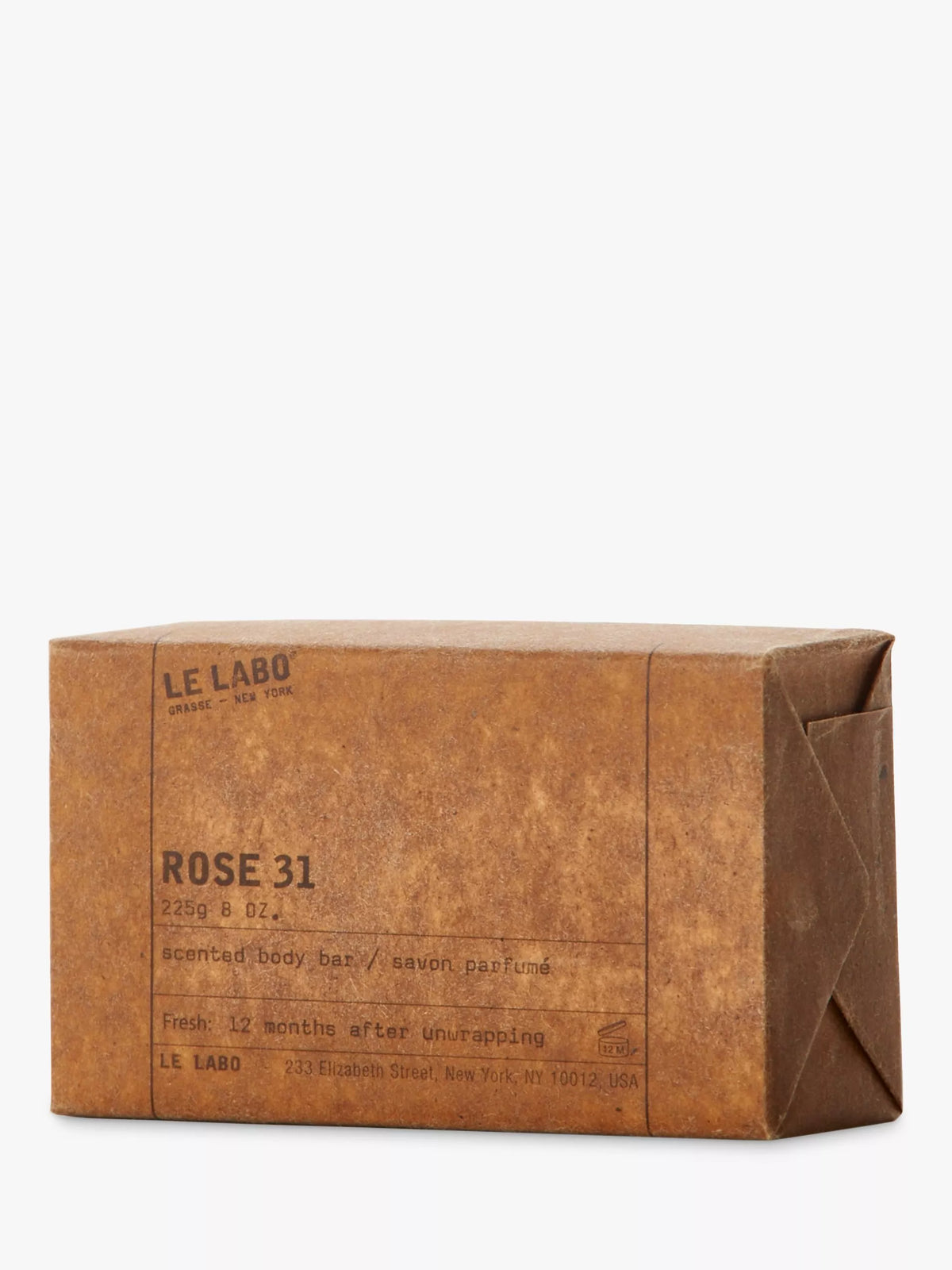 Le Labo Rose 31 scented body bar soap 225g, UK version