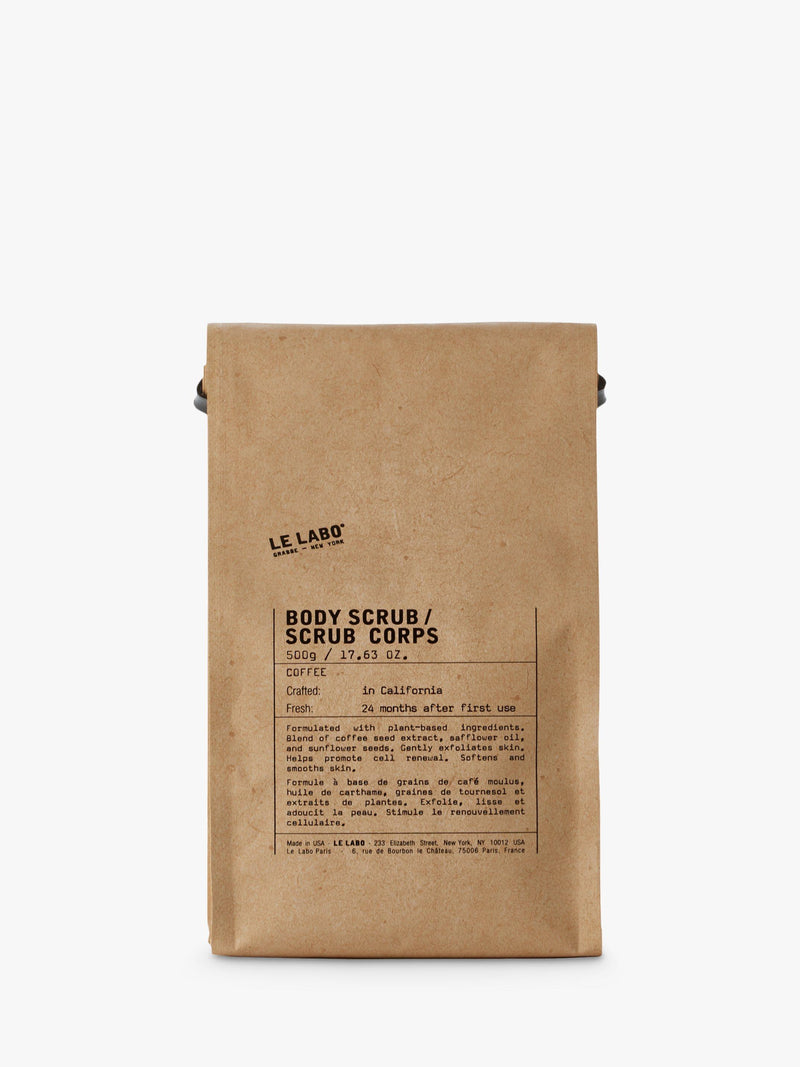 Exfoliating Body Scrub with Coffee Seeds and Oily Texture 500g