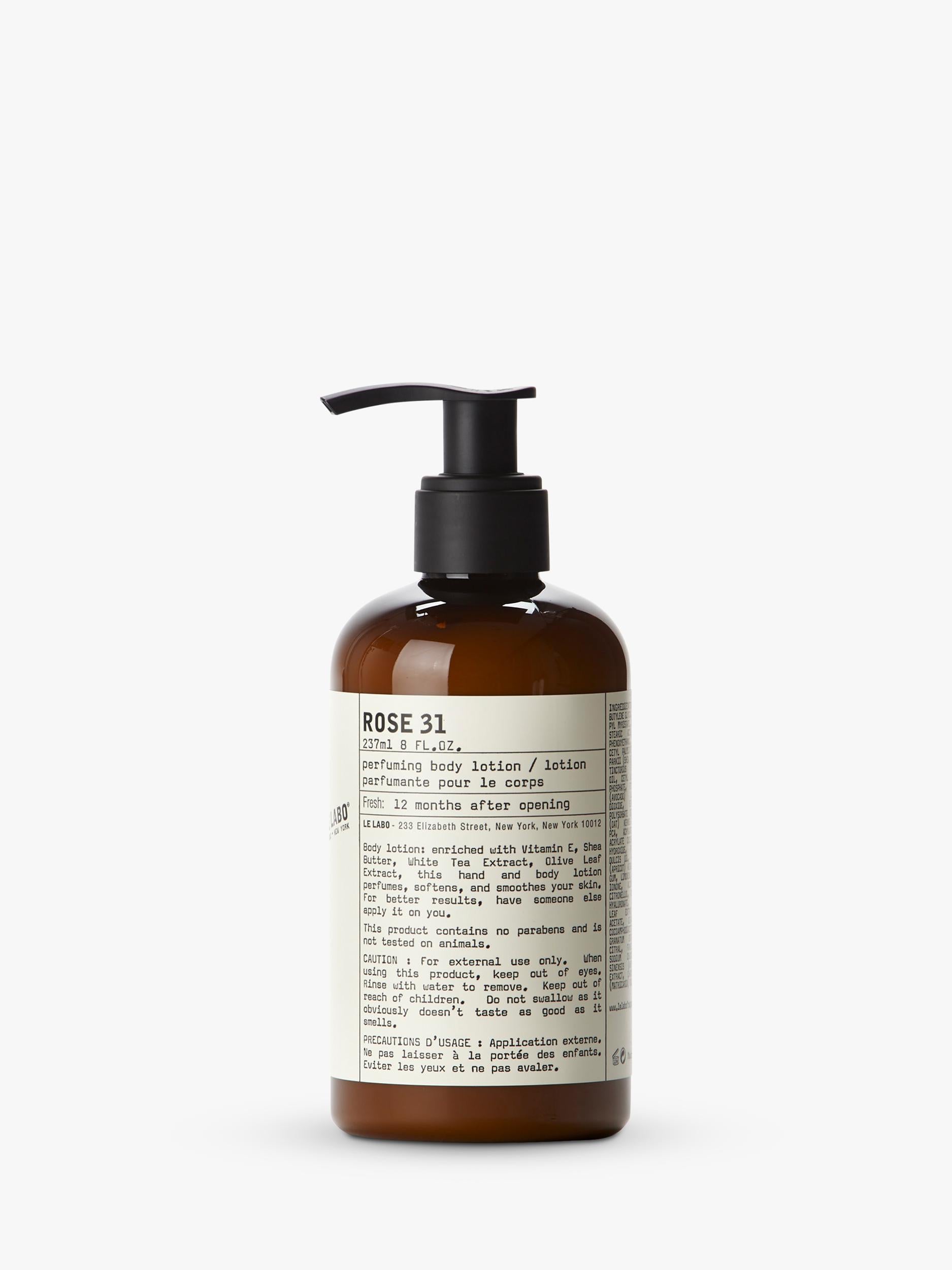 Le Labo Rose 31 perfuming body lotion 237ml, UK version