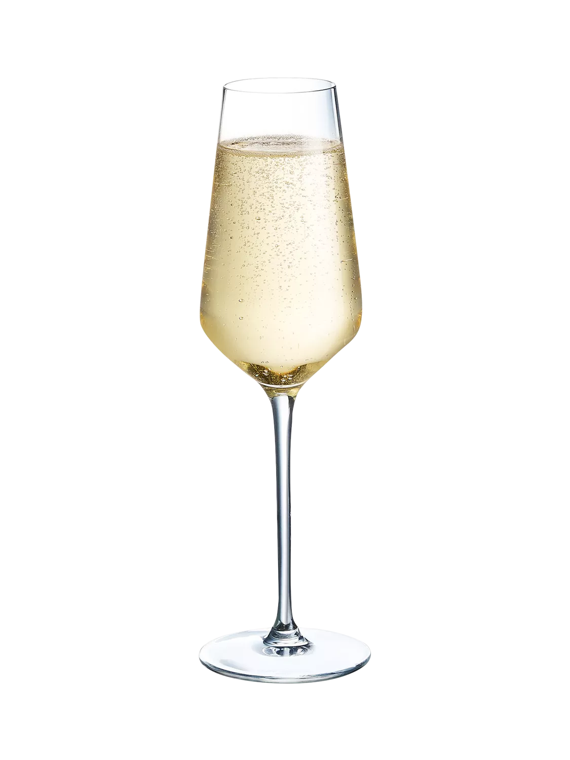 Eclat Cristal d'Arques crystal champagne flutes set of 6 230ml UK version