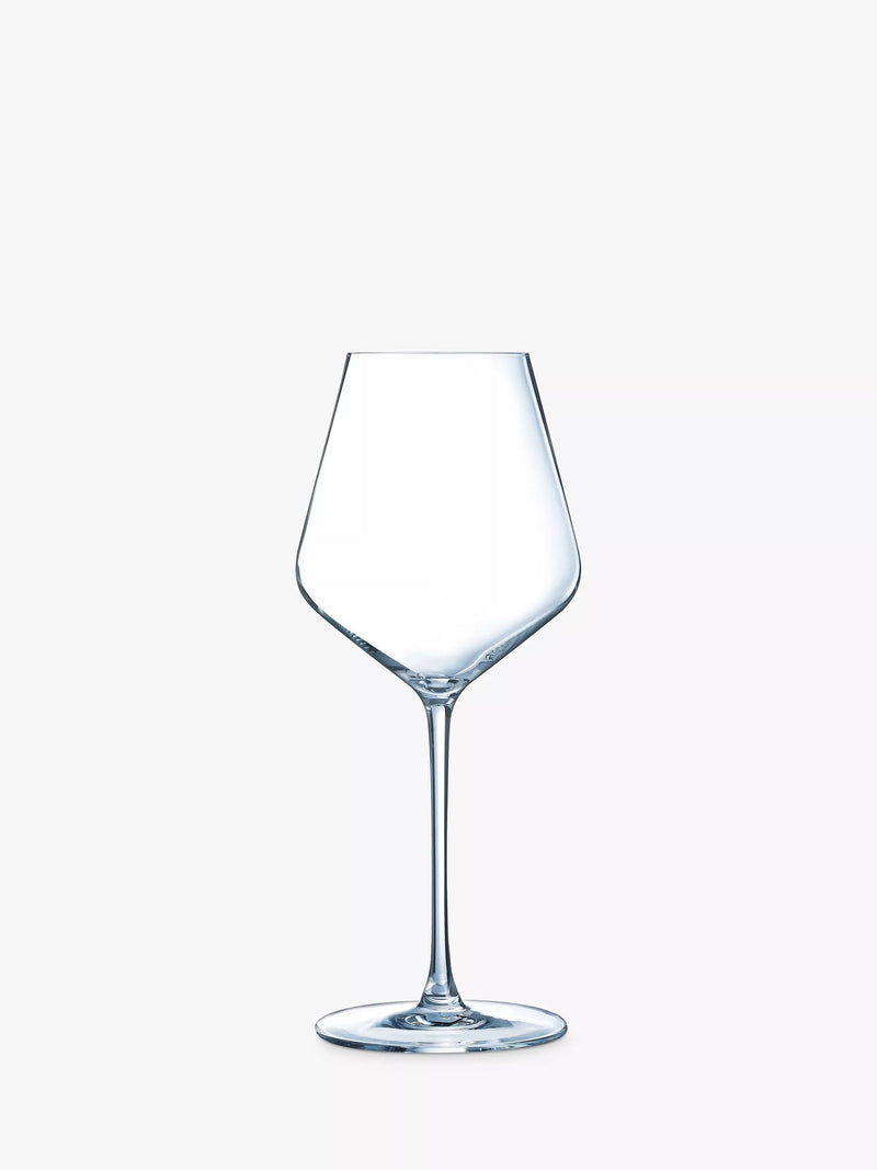 Eclat Cristal d'Arques Paris wine glasses clear set of 6 470ml - British product
