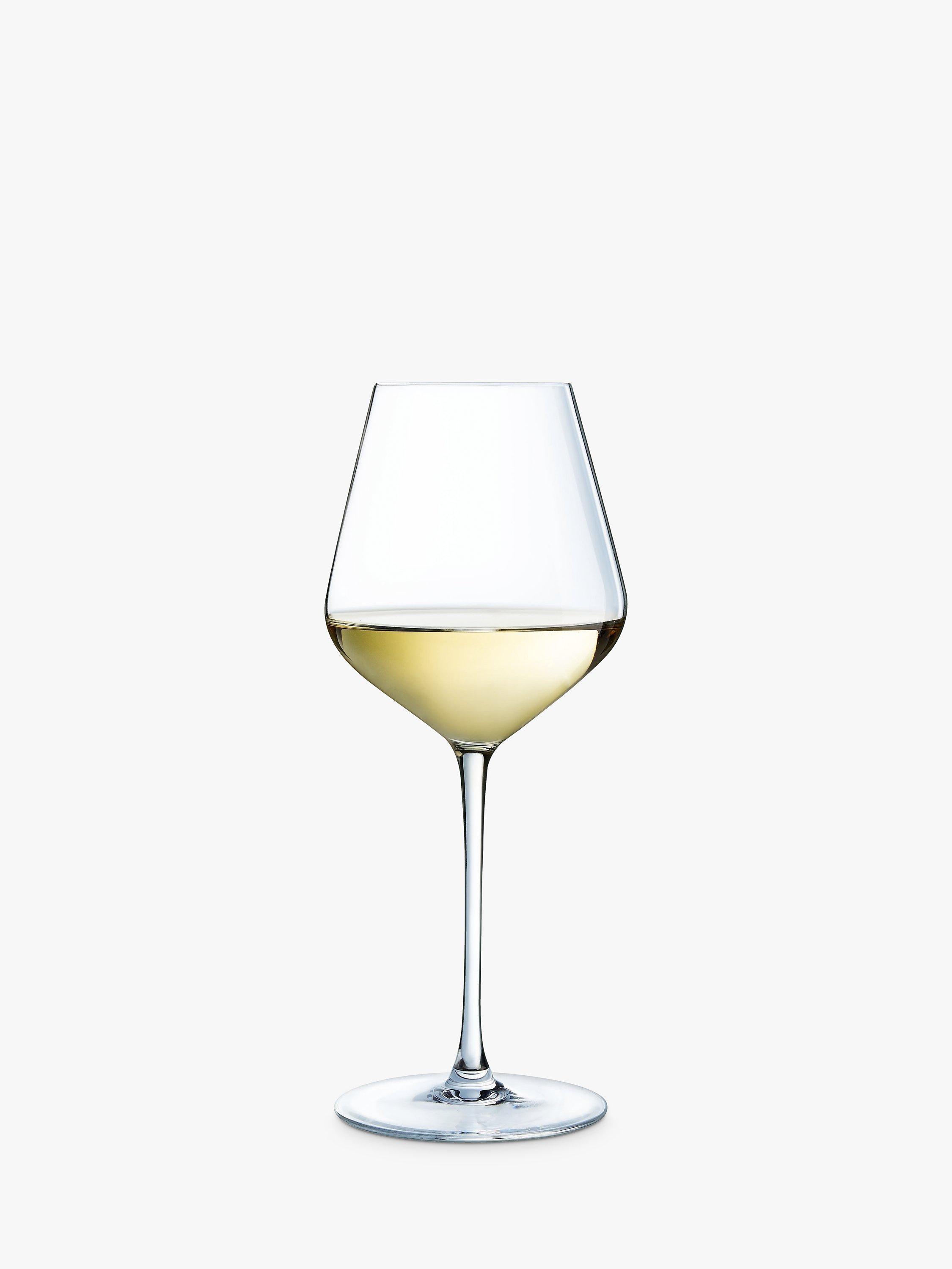 Eclat Cristal d'Arques Paris wine glasses clear set of 6 470ml - British product
