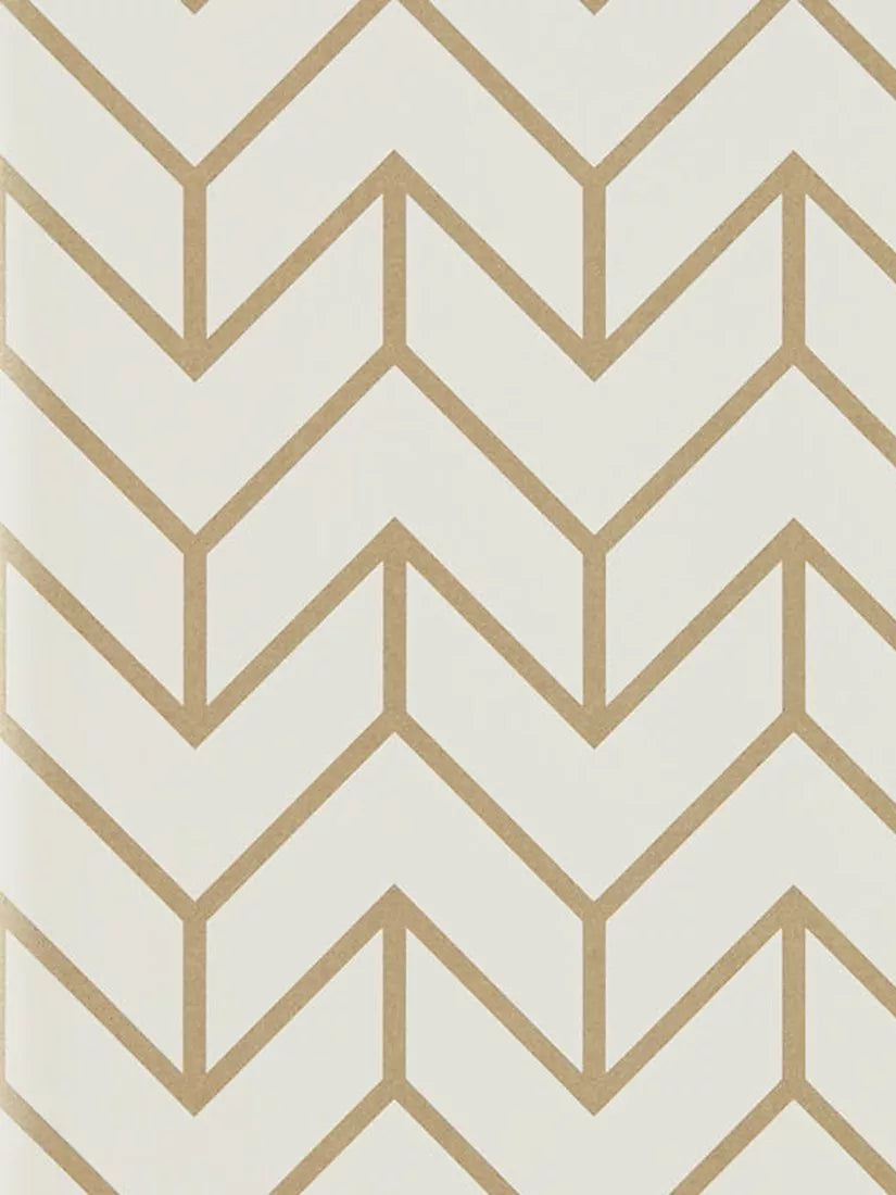 Harlequin tessellation wallpaper with metallic lines, UK version