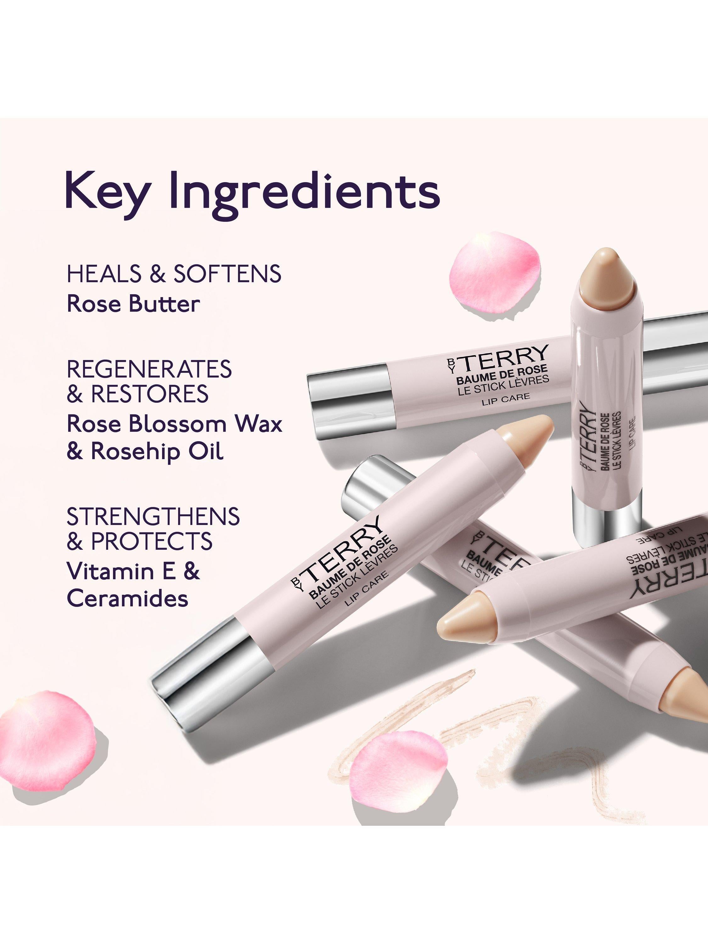 BY TERRY Baume de Rose Crayon lip balm 2.3g (British brand)