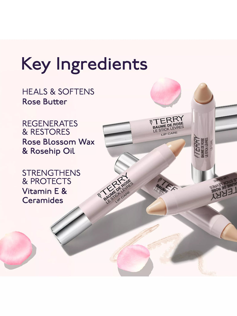 BY TERRY Baume de Rose Crayon lip balm 2.3g (British brand)