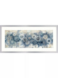 John Lewis Blue Dandelion framed print 50x105cm British brand