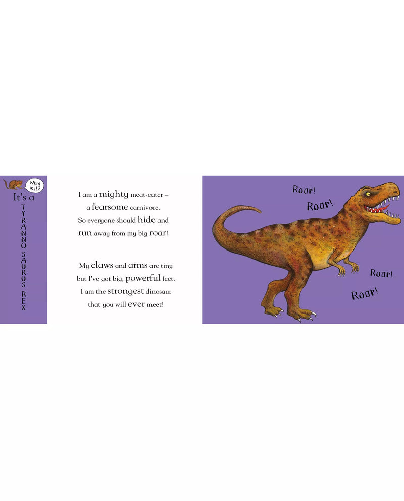 Nosy Crow Flip Flap Dinosaurs children's activity book, UK version