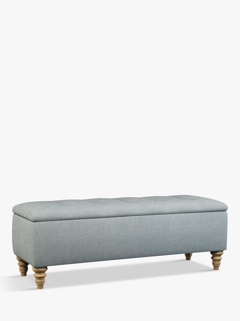 John Lewis Rouen upholstered ottoman storage box extra large - British product