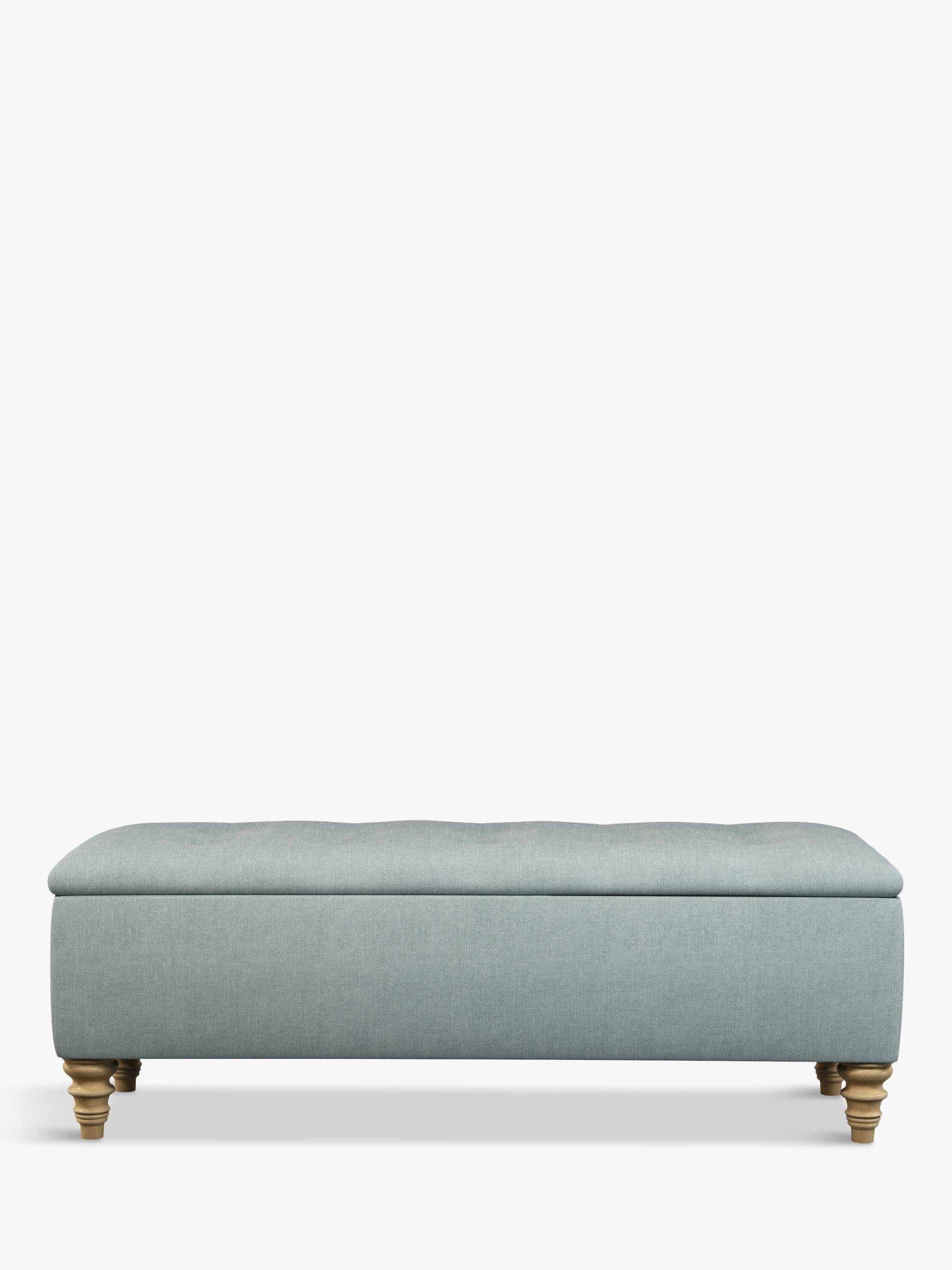 John Lewis Rouen upholstered ottoman storage box extra large - British product