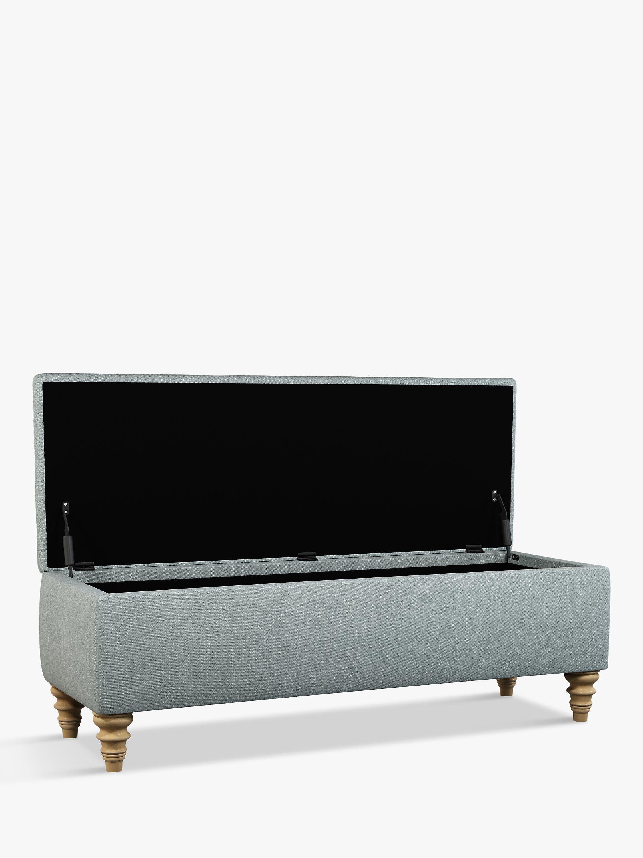 John Lewis Rouen upholstered ottoman storage box extra large - British product