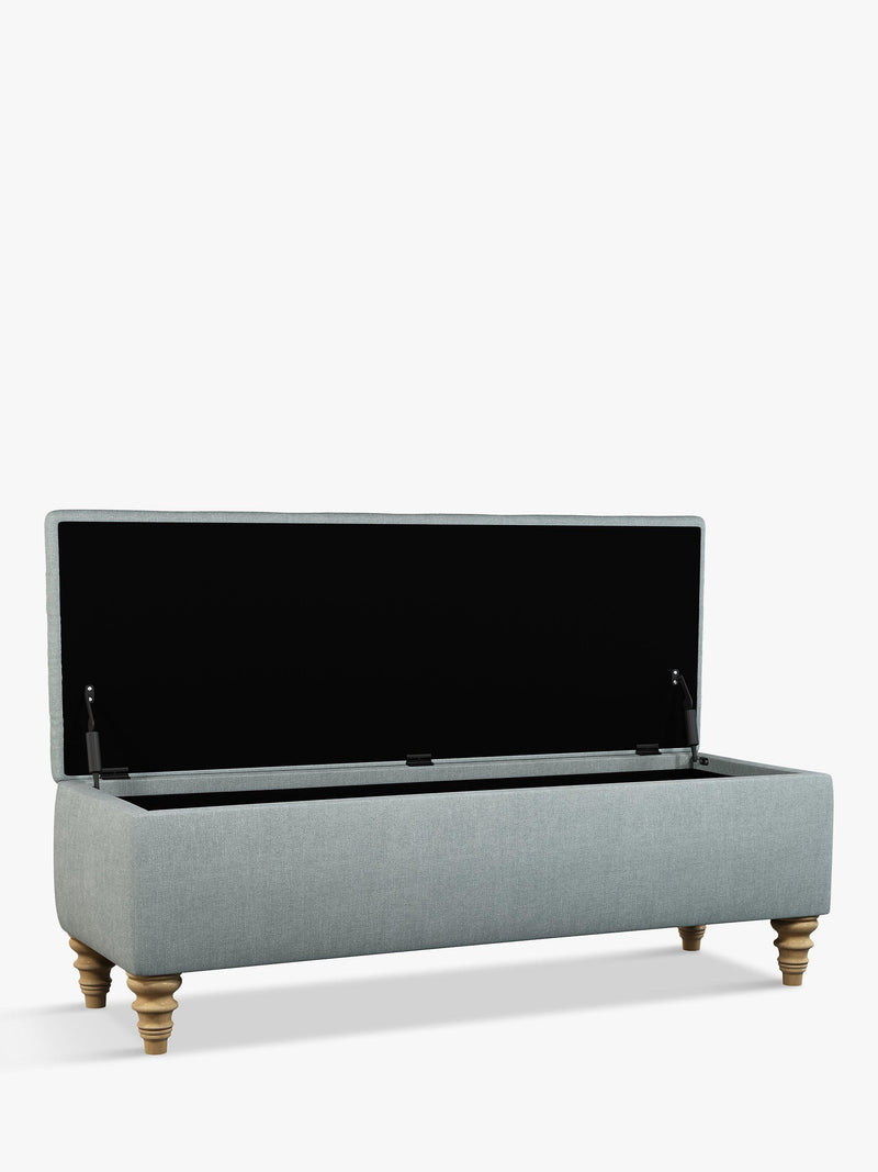 John Lewis Rouen upholstered ottoman storage box extra large - British product