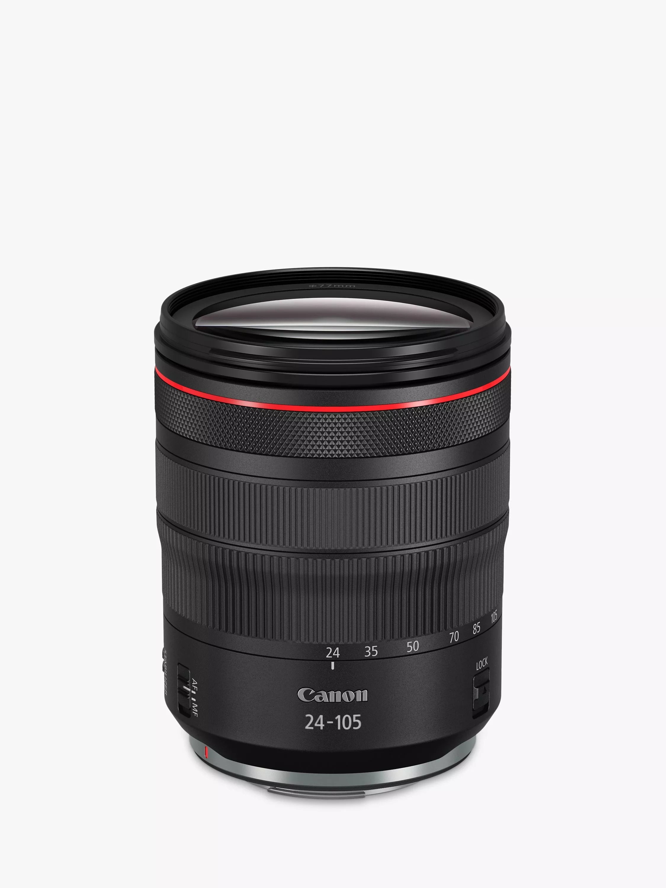 Canon RF 24-105mm f/4L IS USM zoom lens, UK version
