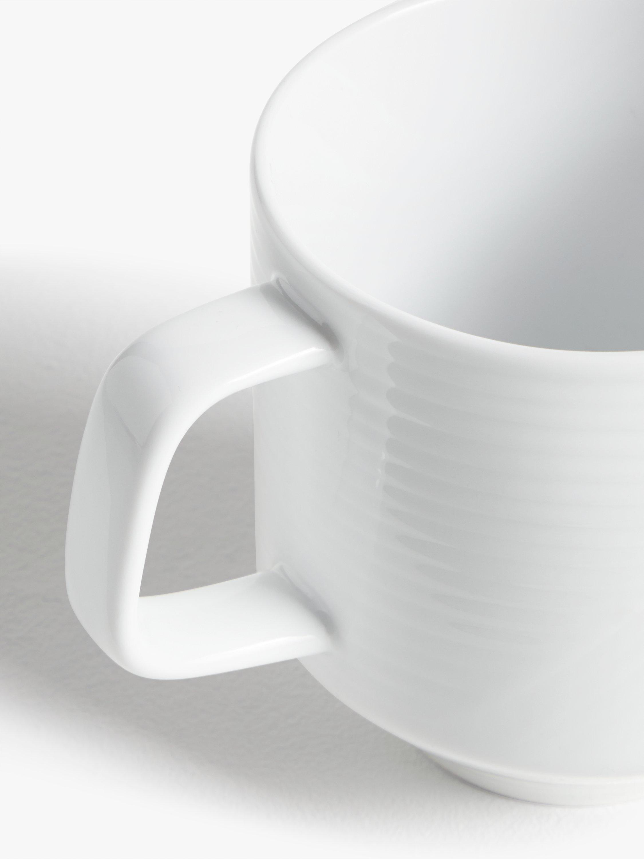 John Lewis porcelain mugs set of 2, 400ml - British product