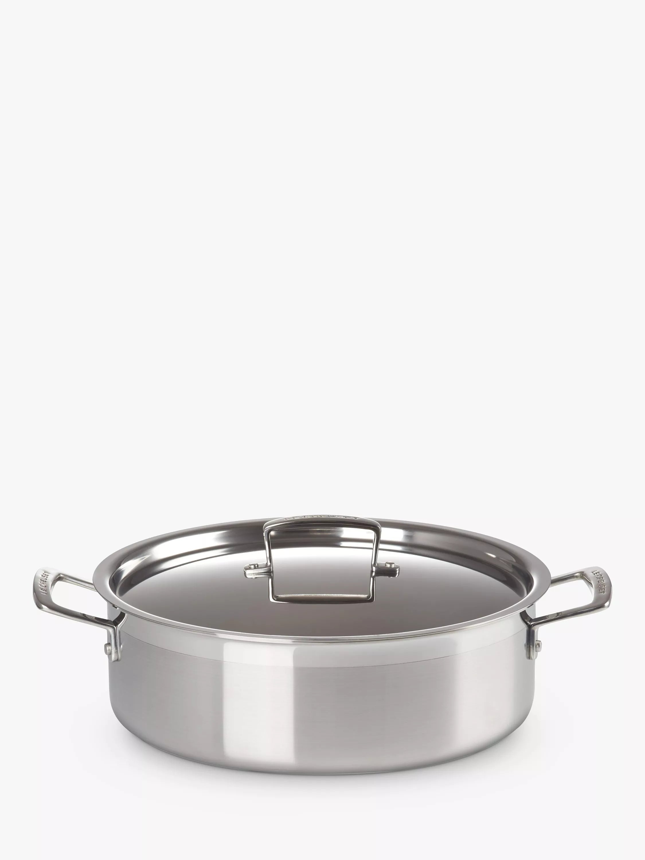 Le Creuset 3-Ply Stainless Steel Sauteuse Pan 28cm, UK version