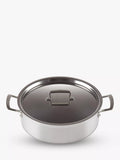 Le Creuset 3-Ply Stainless Steel Sauteuse Pan 28cm, UK version