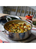 Le Creuset 3-Ply Stainless Steel Sauteuse Pan 28cm, UK version