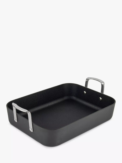 John Lewis Eaziglide Neverstick3 Profesjonell Non-Stick Induksjonsstekepanne 33 cm - Kjøp online hos McGrocer