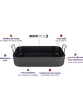Eaziglide Neverstick3 Professional Non-Stick Induction Roaster, 33cm