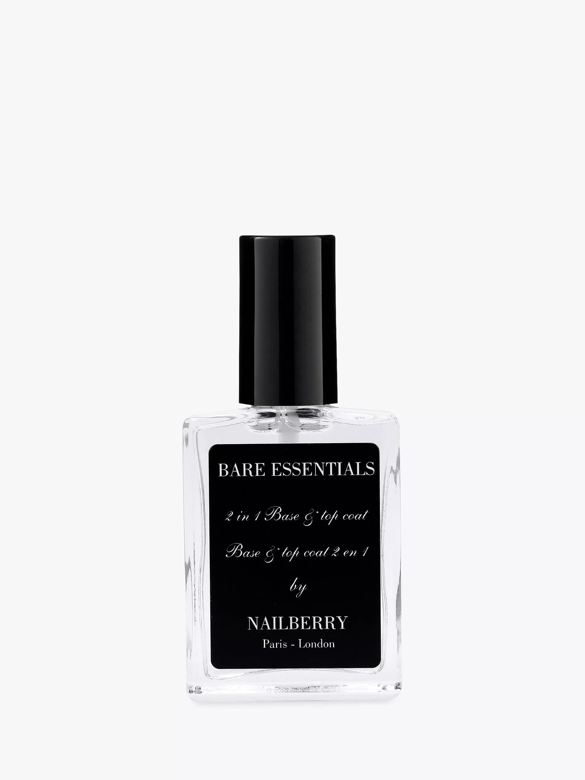 Nailberry Bare Essentials top base coat 15ml, imported from the UK