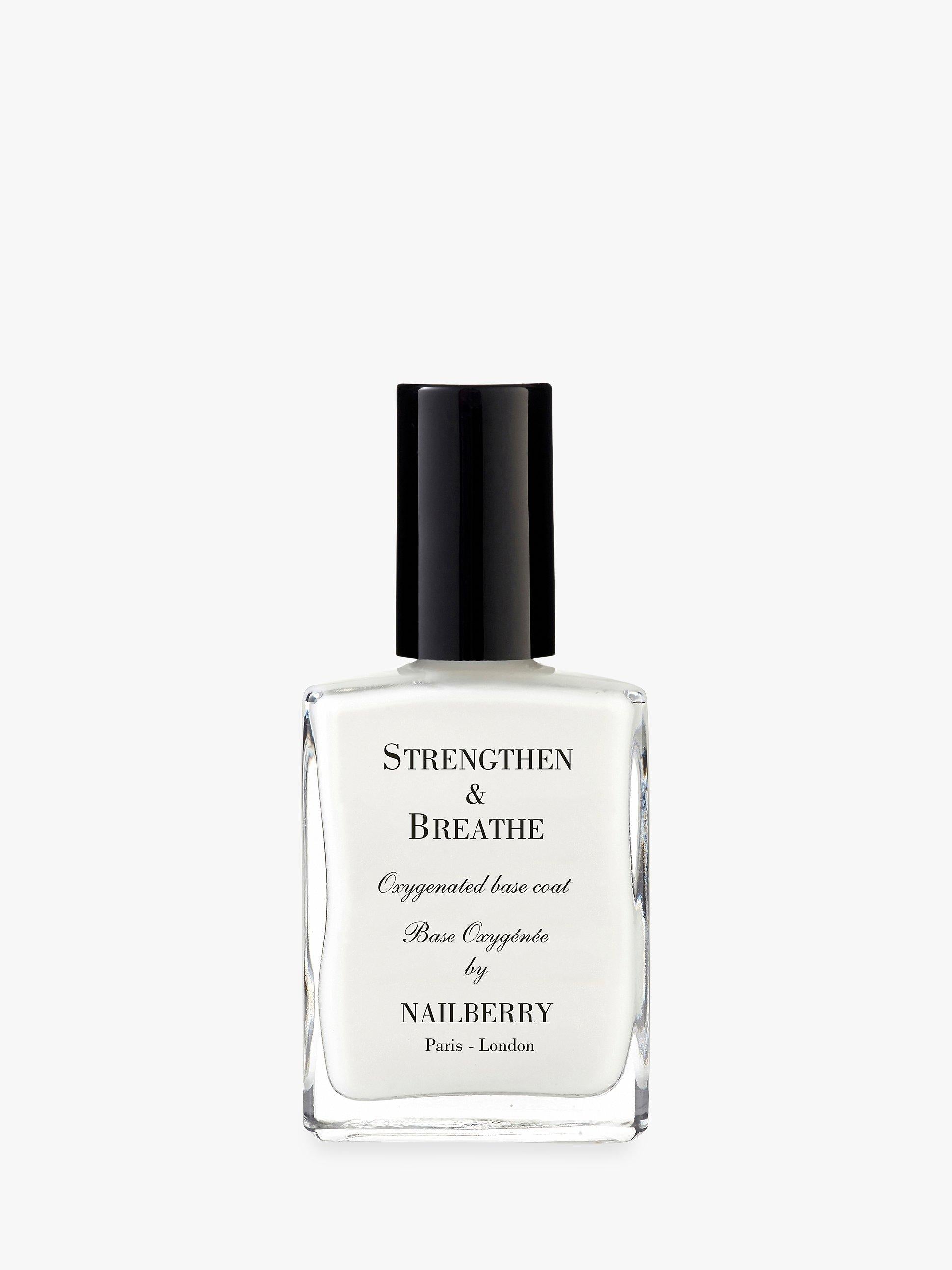 Nailberry Strengthen & Breathe nail strengthening base coat 15ml, imported from the UK