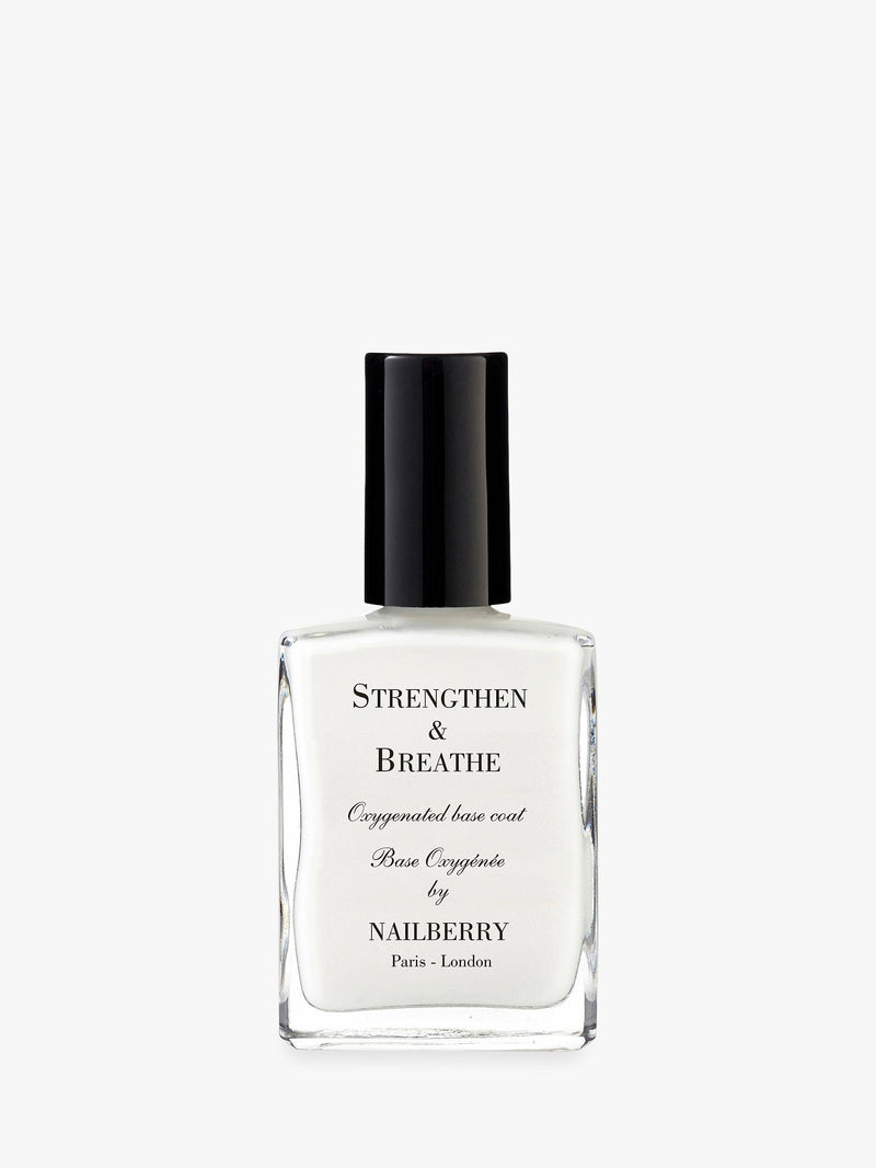 Nailberry Strengthen & Breathe nail strengthening base coat 15ml, imported from the UK