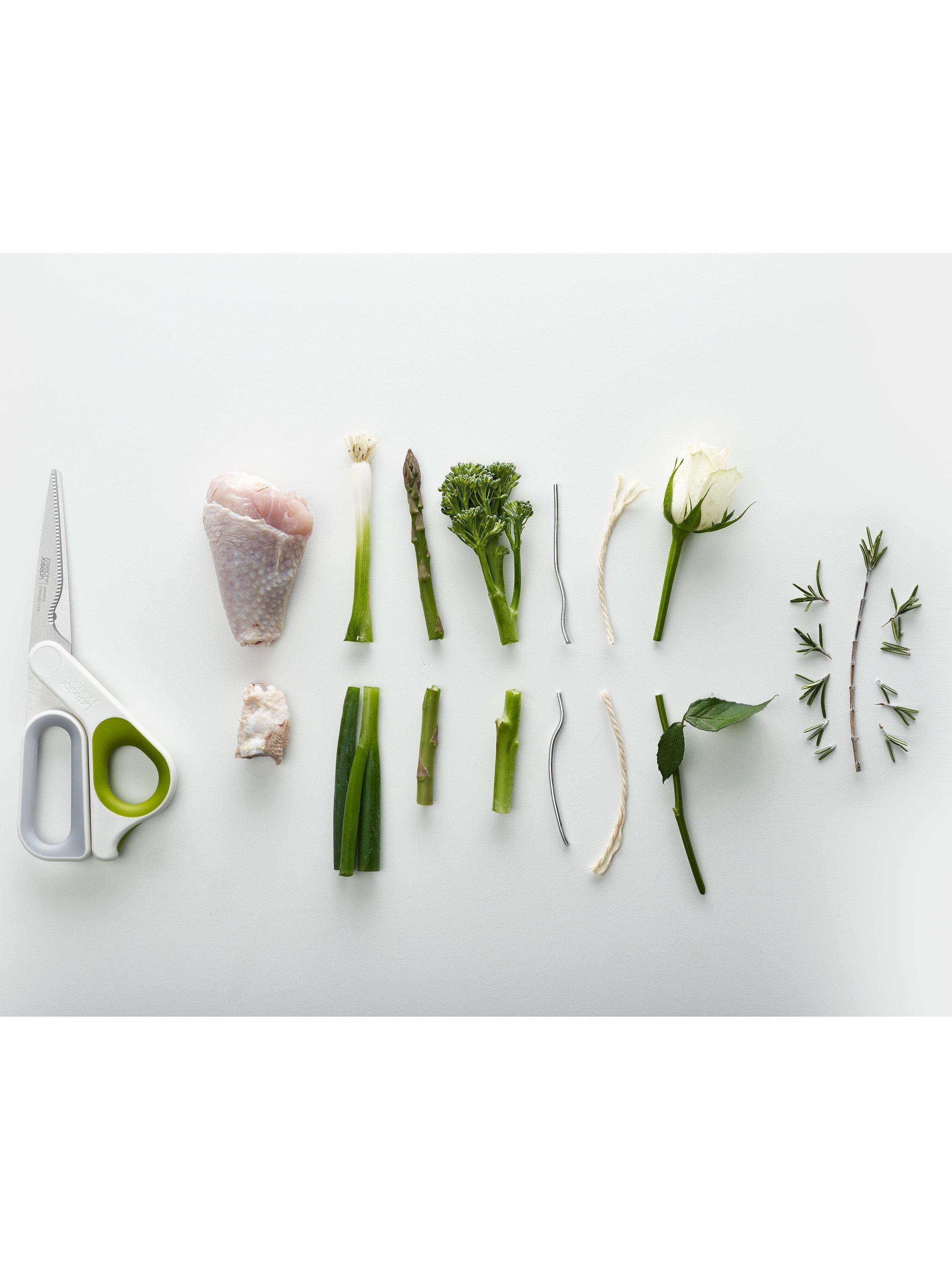 Joseph Joseph PowerGrip kitchen scissors with Japanese stainless-steel blades and non-slip grip, UK version